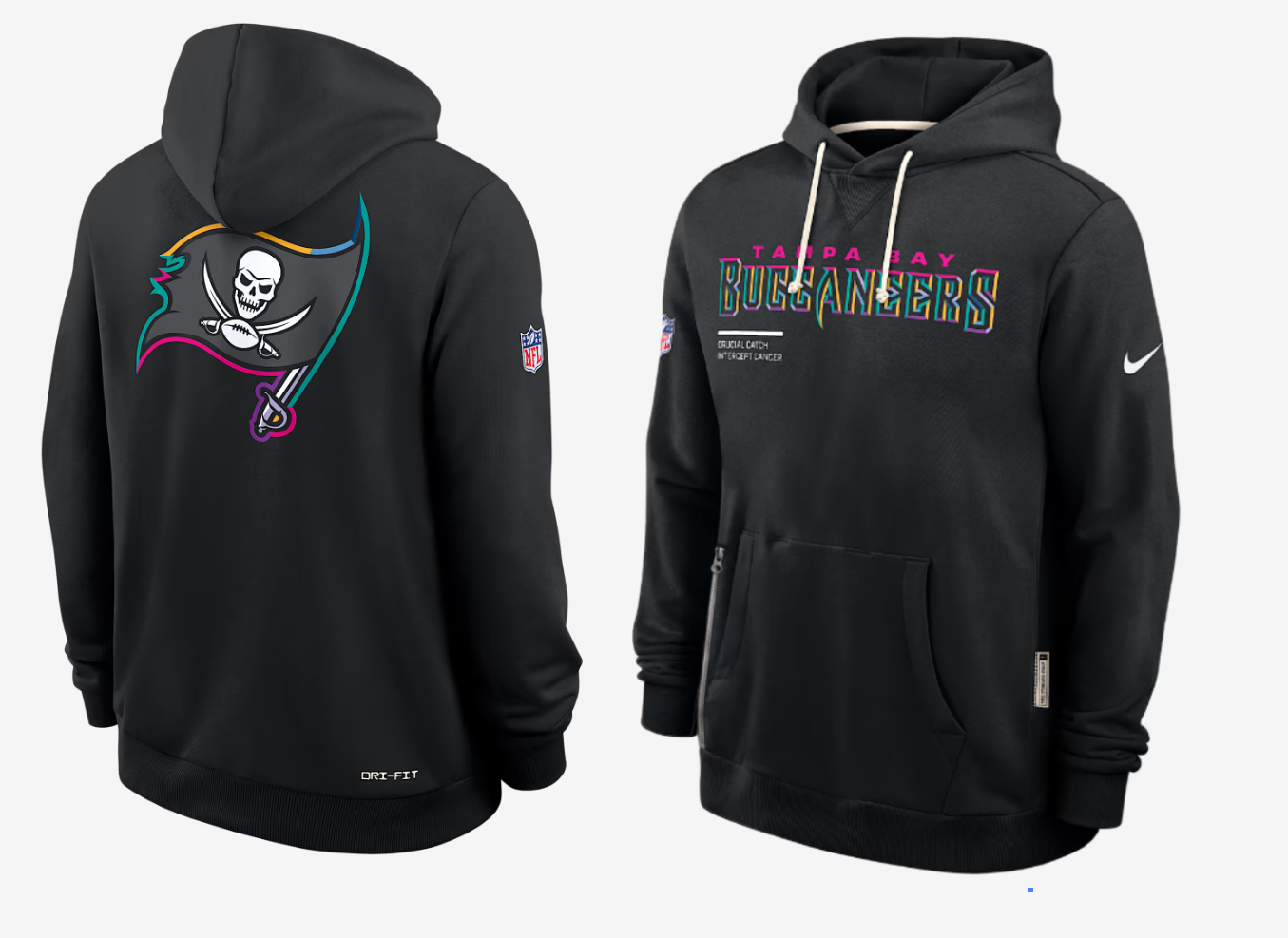 Men Tampa Bay Buccaneers black 2025 Nike NFL hoodie